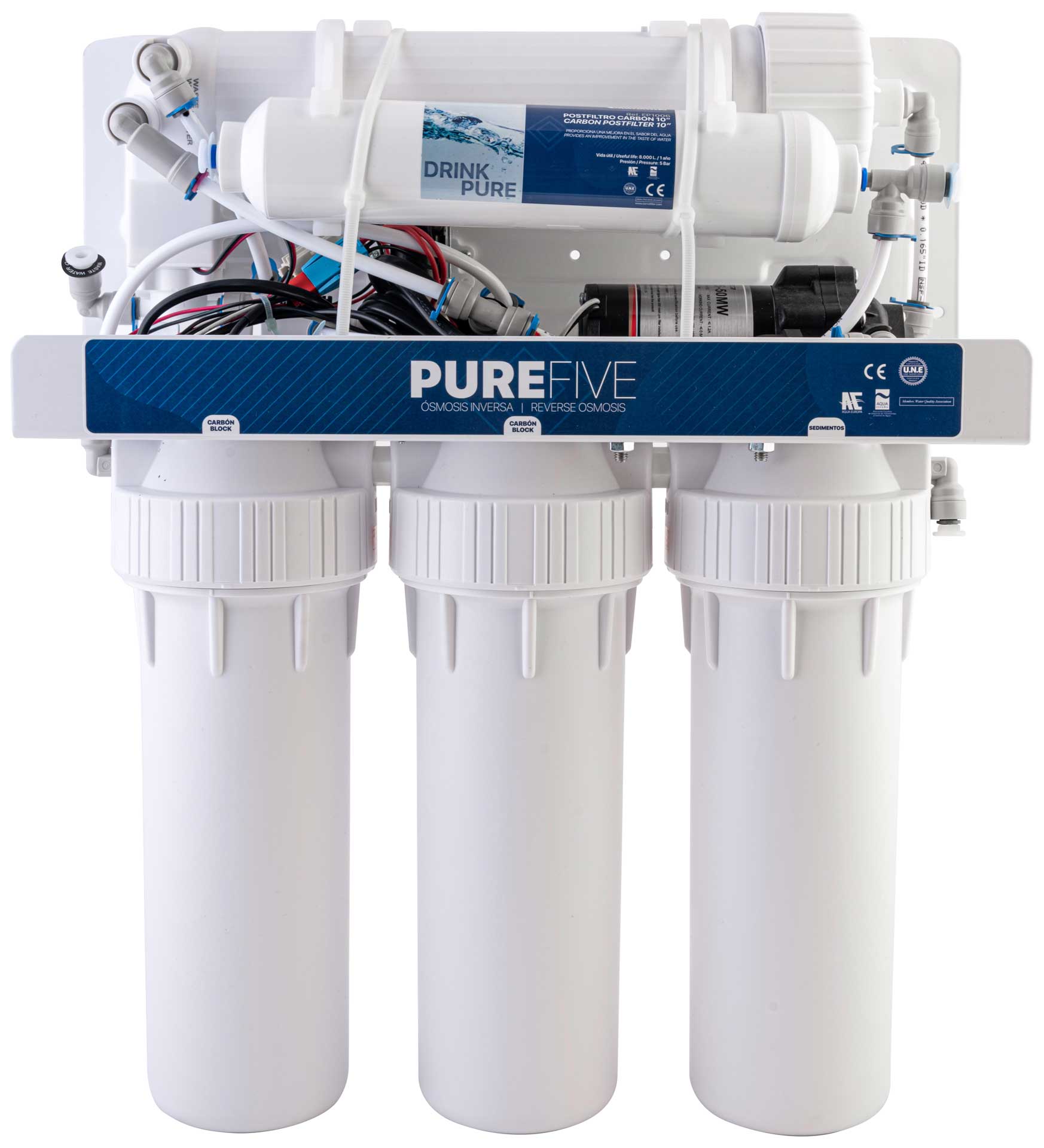 Sistema de filtro de agua Waterdrop RO sistema de filtro de agua comercial  - China Filtro de agua y ósmosis inversa precio